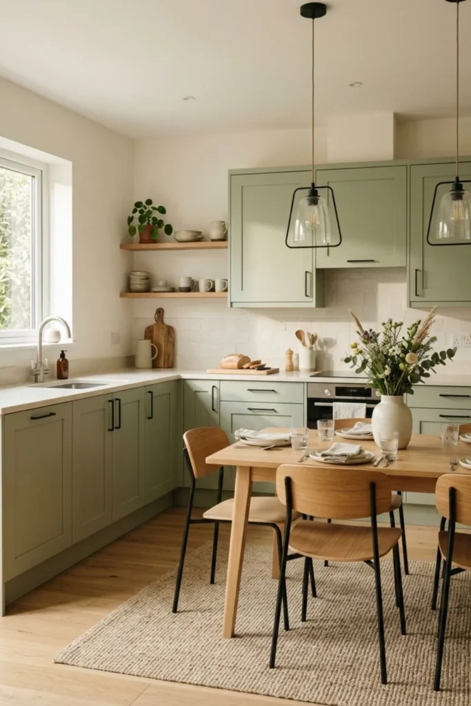 Sage Green Kitchen and Dining Ideas