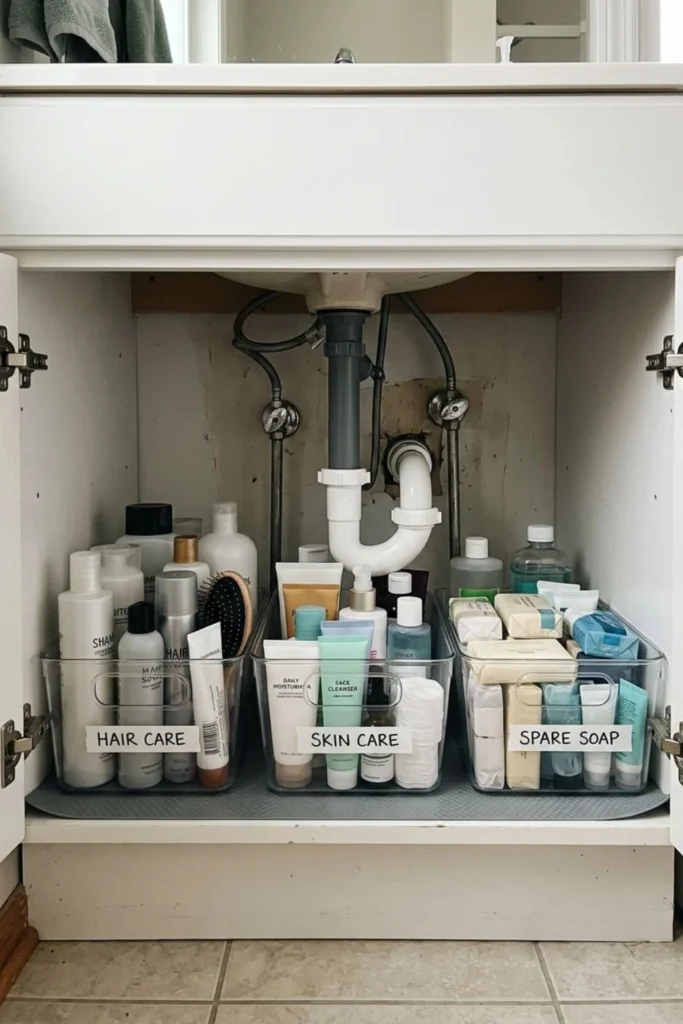 bathroom organization ideas