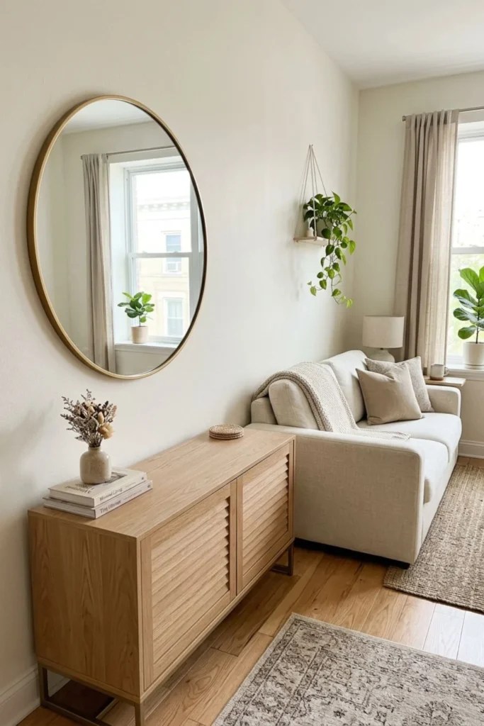 Add One Large Mirror
