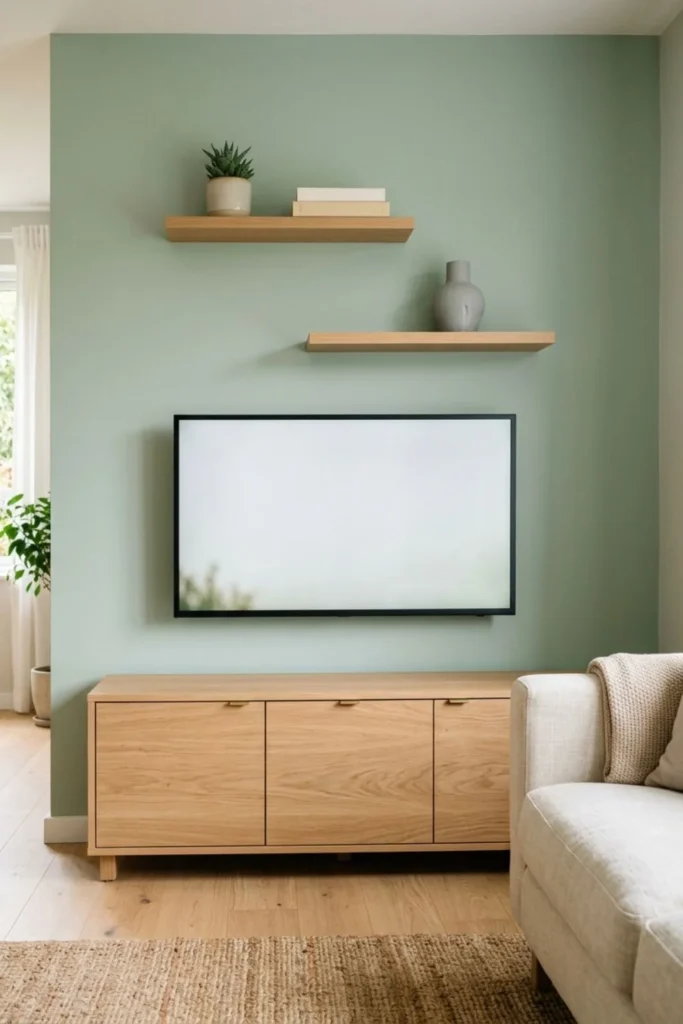 Add Storage Around the TV