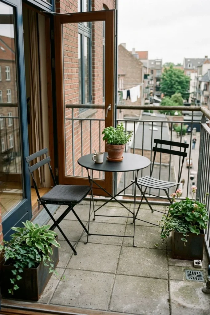 Small Balcony Makeover with Plants