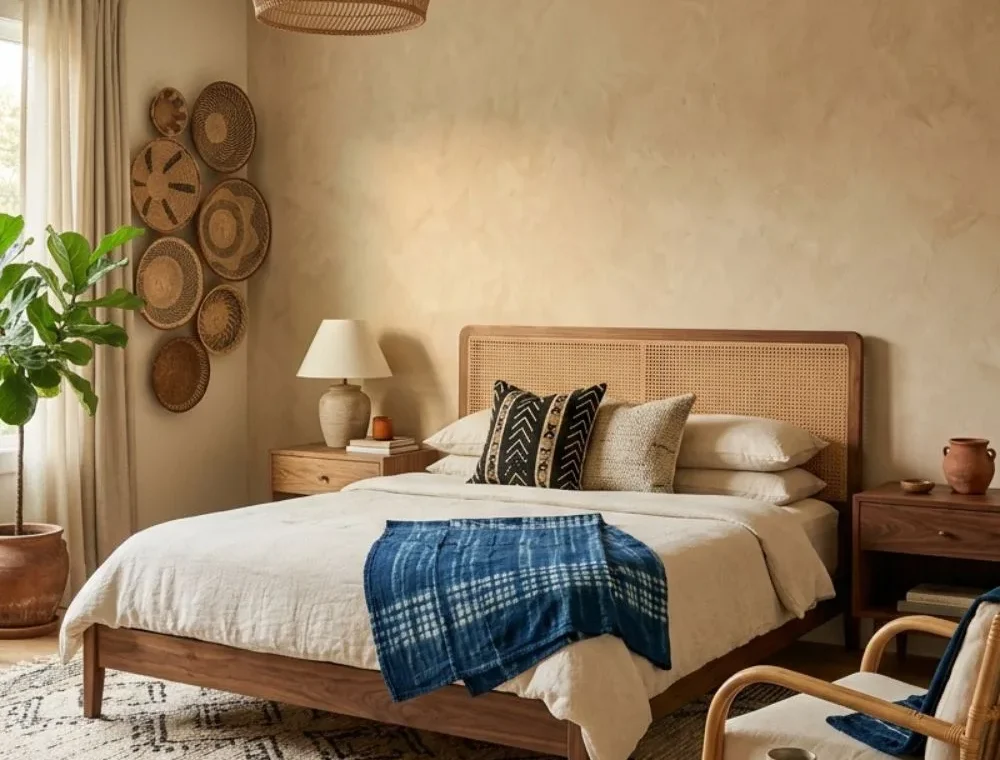 Afrohemian bedroom ideas