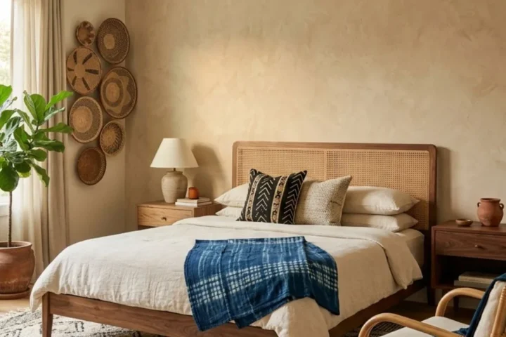 Afrohemian bedroom ideas