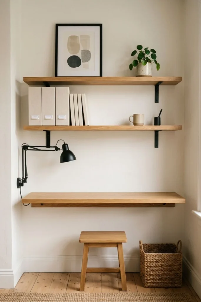 Build Up with Floating Shelves