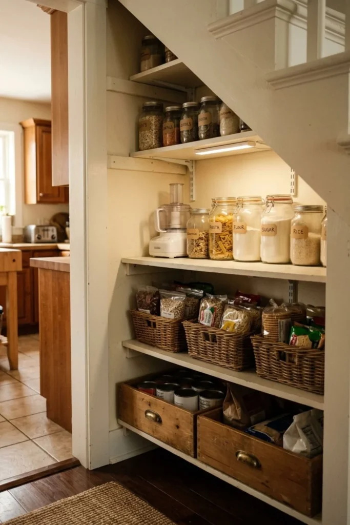 Under Stairs Storage Ideas