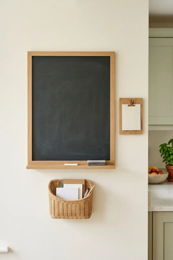 Chalkboard Grocery and Meal Station