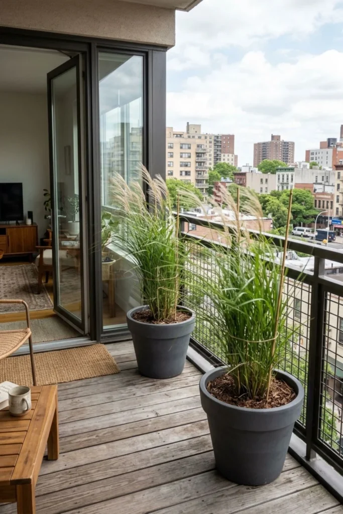Small Balcony Makeover with Plants