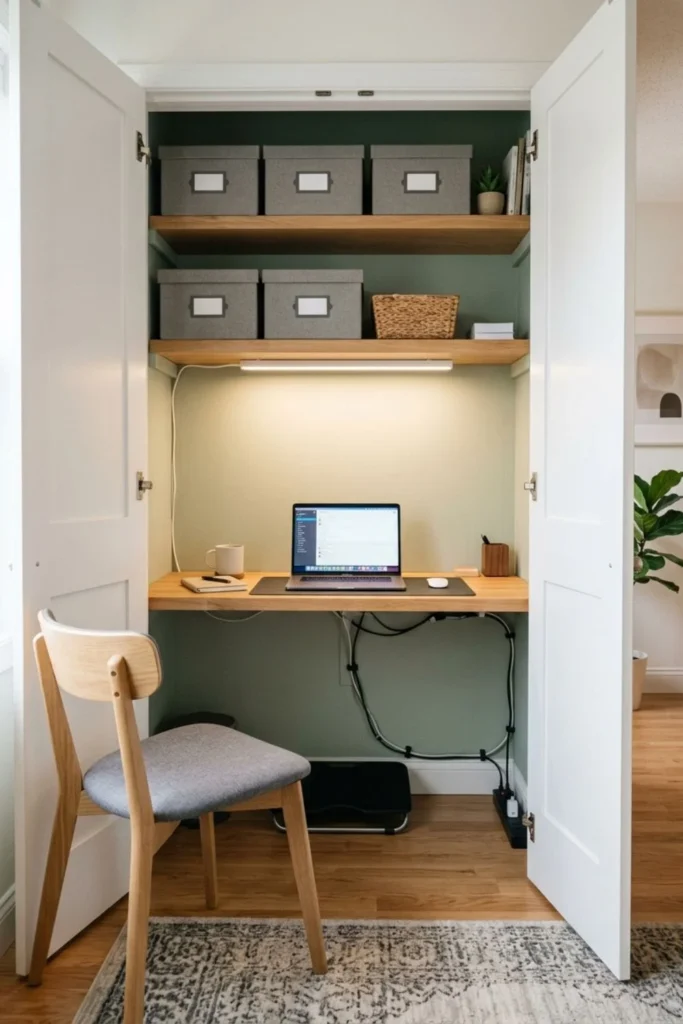 Create a Closet Office