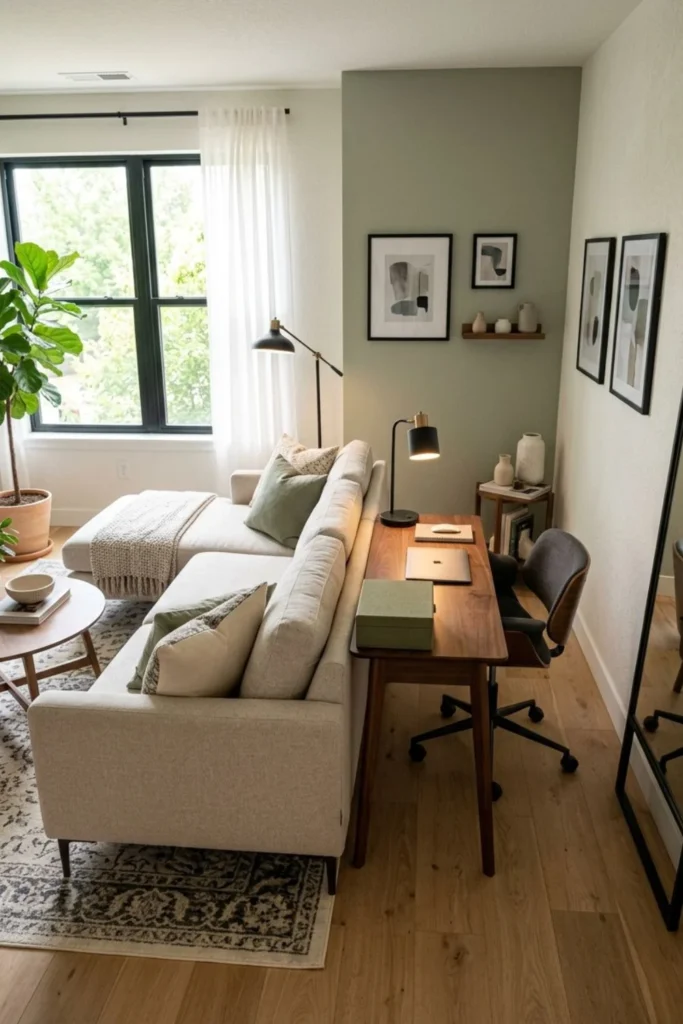 Create a Small Office in the Living Room
