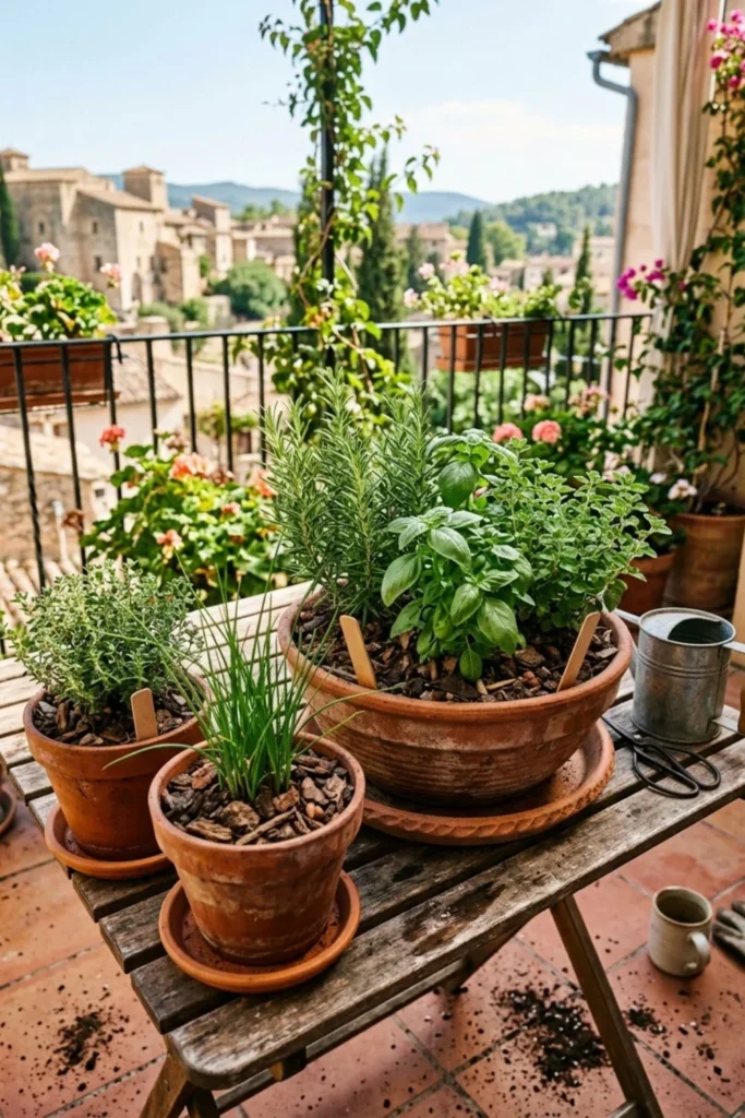 Small Balcony Makeover with Plants