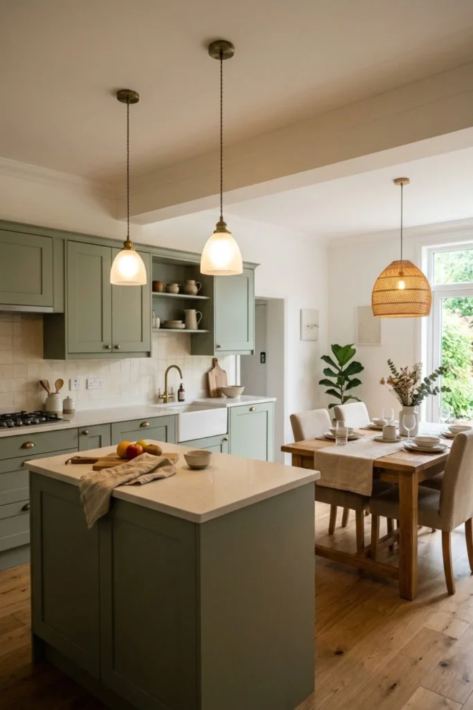 Sage Green Kitchen and Dining Ideas
