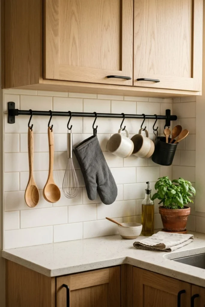 Hanging Rail with S-Hooks