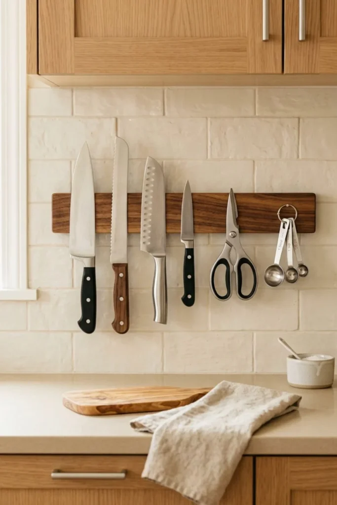 Magnetic Knife and Tool Strip