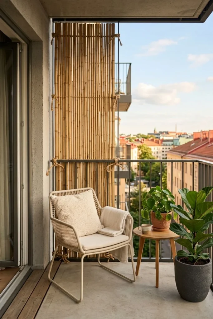 Make a Private Bamboo Screen