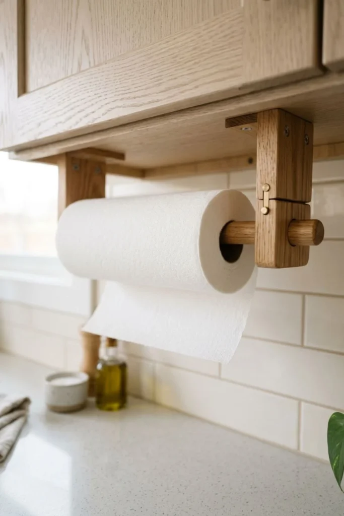 Under-Cabinet Paper Towel Holder
