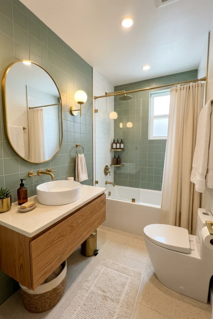 Retro Apartment Bathroom Ideas