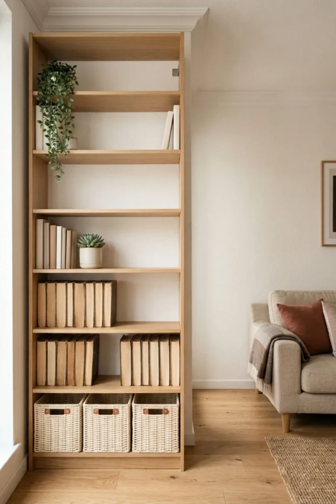 Use Vertical Wall Storage