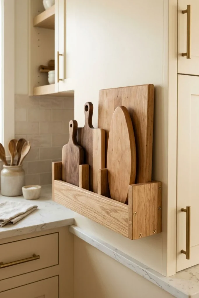 Vertical Cutting Board Holder