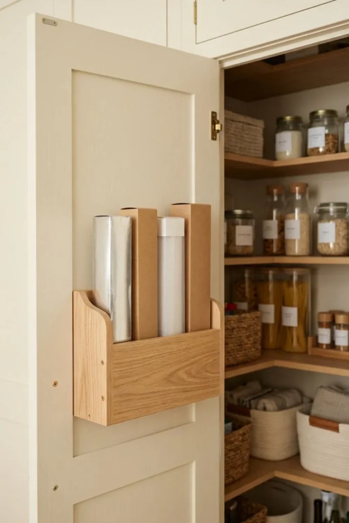 Wall Pocket for Wraps and Foil